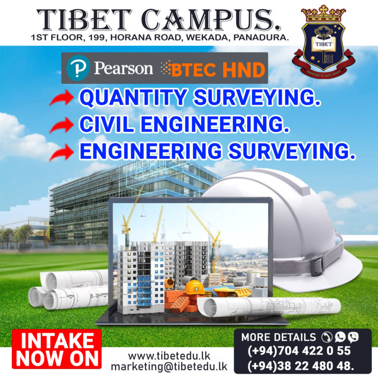 Quantity Surveying & Civil Engineering – TIBET Campus